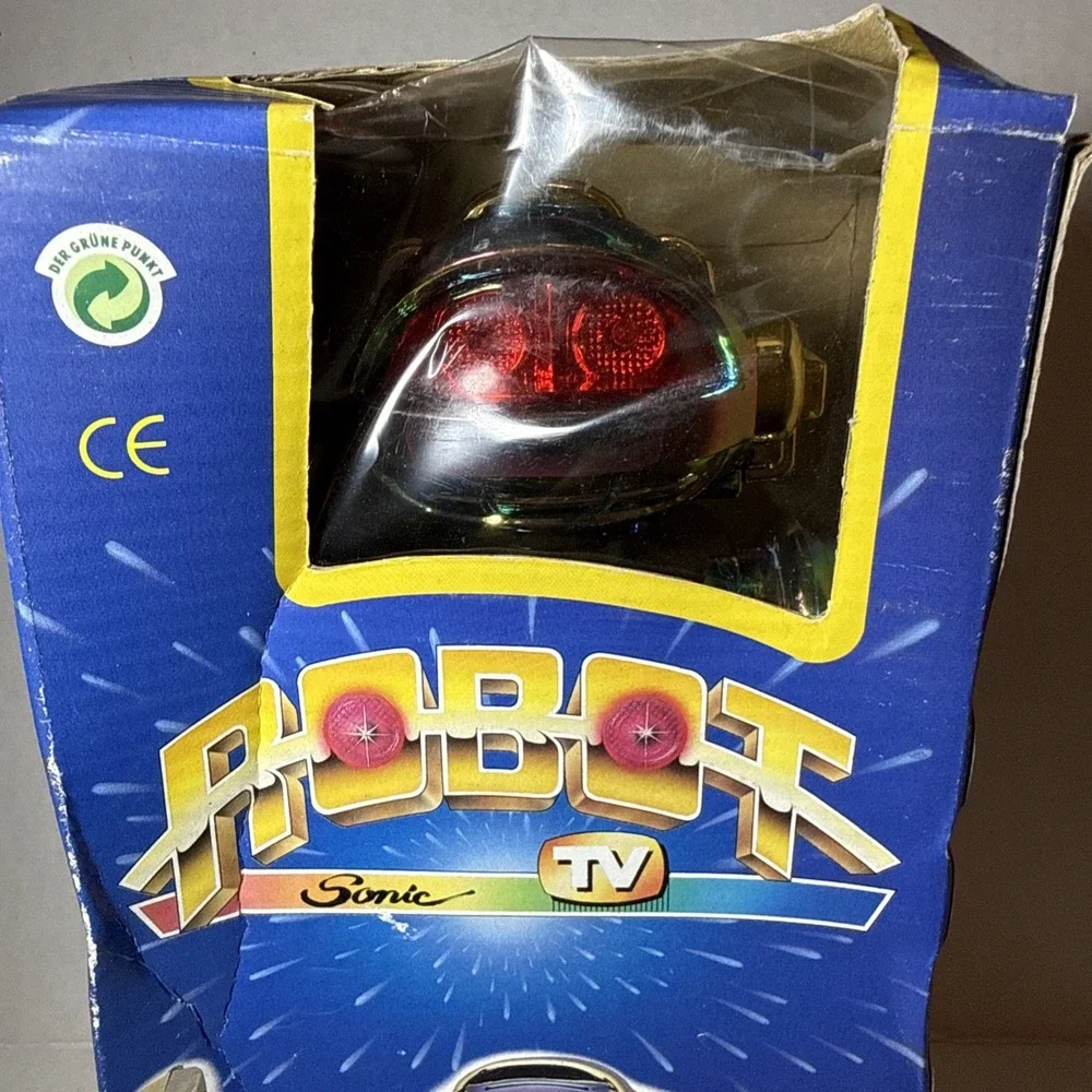 Vintage Toy Robot Sonic HK 706A New In Box Sealed 1995 READ